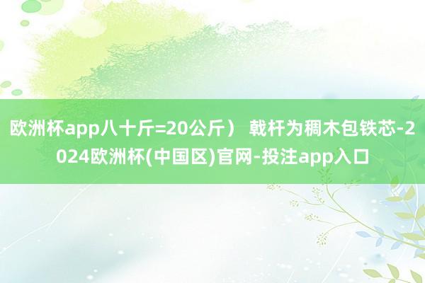 欧洲杯app八十斤=20公斤） 戟杆为稠木包铁芯-2024欧洲杯(中国区)官网-投注app入口