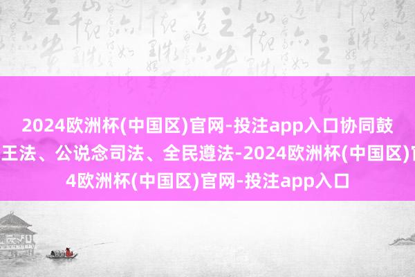 2024欧洲杯(中国区)官网-投注app入口协同鼓舞科学立法、严格王法、公说念司法、全民遵法-2024欧洲杯(中国区)官网-投注app入口
