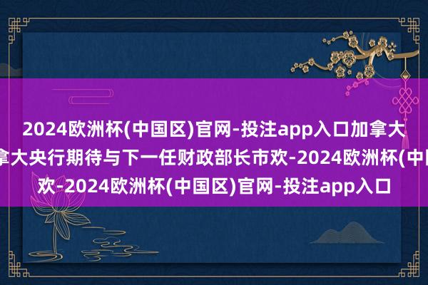 2024欧洲杯(中国区)官网-投注app入口加拿大央行行长麦克勒姆：加拿大央行期待与下一任财政部长市欢-2024欧洲杯(中国区)官网-投注app入口